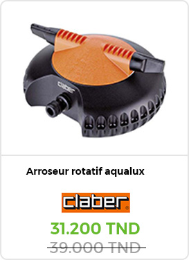 Arroseur rotatif aqualux - Claber