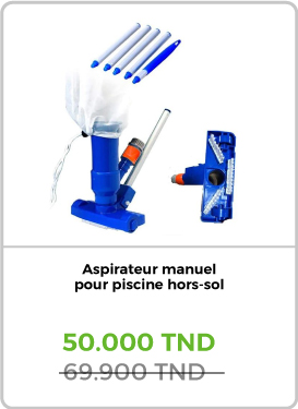 Aspirateur manuel pour piscine hors-sol - Accessoires piscines