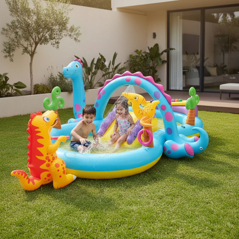 INTEX Centre de jeux d'eau Dinoland 302 x 229 x 112 cm 57135NP