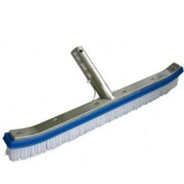 Brosse pour parois de piscine - Aluminium - 45 cm 
