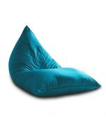 Pouffy Pouf Sultan Triangle  - XXL - 120*80*80 cm -Turquoise 