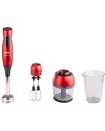 Mixeur 3 en 1 - Fakir LUCCA - 1000W Rouge