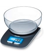 Balance de cuisine - Avec Bol - KS25 - noir/ transparent - Beurer