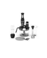Mixeur plongeant 4 en 1 - Hausberg HB-7710AB - 1,5L 1500W fonction turbo - Blanc