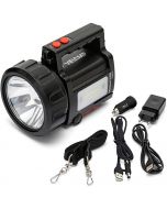 Velamp lampe torche LED rechargeable 10w noir - IR666
