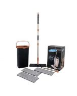 Balai nettoyant avec seau + 4 Serpillères microfibres - Sillgech