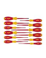 Jeu de tournevis SoftFinish® electric slimFix mélangé 12 pcs WIHA