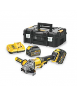 Meuleuse rechargeable DEWALT DCG414T2 - 125 mm 54 V 6 Ah 2 batteries + chargeur rapide garantie 3 ans