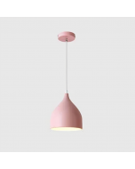 Suspension Métallique Rose  24 X 16 cm