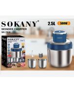 Hachoir à viande Sokany Sk-7030 Tunisie - 2.5 litres - 500W en Inox