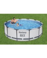 Piscine Steel Pro Max ronde D 366 x 100 cm + filtre à cartouche