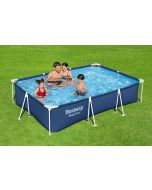 Piscine Hors Sol Bestway Steel Pro Rectangulaire 300 x 201 x 66 cm + Filtre à Cartouche