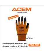 5 Paires de Gants Nitrile Souple antiderapant gn2009