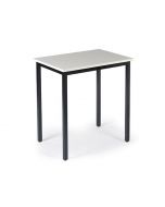 METABOIS Table scolaire Monoplace - Acier/MDF- Noir - HxLxP(74x65x45)cm