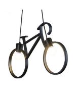 Suspension Moderne forme Vélo - Noir 68 X 44 Cm