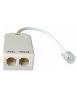 Filtre ADSL pour prise RJ11, sorties RJ11