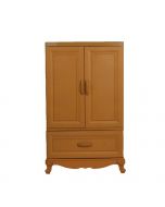 SOFPINCE - Armoire en plastique 2 portes +1 casier caramel