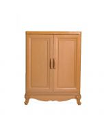 SOFPINCE - Armoire en plastique cleopatre 2 portes caramel
