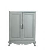SOFPINCE - Armoire en plastique cleopatre 2 portes gris
