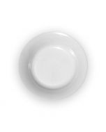 Assiette creuse 22cm Blanc - POLY GOLD