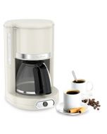CAFETIÈRE FILTRE MOULINEX SOLEIL IVOIRE FG381A10 - 1000 W - BLANC SALE