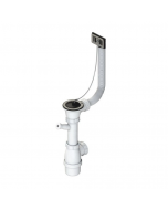 Bonde 75 mm + SIPHON 1 BAC INOX - WIRQUIN