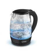 Bouilloire en Verre Kiwi KK-3328 - 2000W - 1.8L - Noir