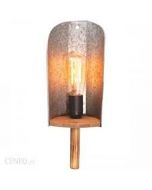 Applique shovel zinc antique + bois lampe e27 - BR96899/43 - LUXA LIGHTING