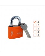 Cadenas couvert par plastique oranger 25mm orange - ACEM