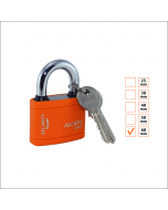 Cadenas couvert par plastique orange 60mm orange - ACEM
