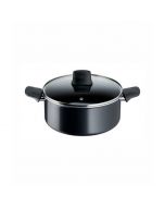 Faitout - C2784683 - 24 CM - Generous Cook - + Couvercle - Antiadhésif - Noir- Tefal