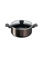 Faitout Avec Couvercle - 24Cm - 4,7L  noir - Tefal