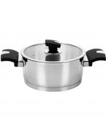 Faitout COSMOS TEM W40122F - 22 cm - Inox 