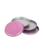 Lot de 4 moules ronds pour gâteaux - Rose - RE7470 - Zenker