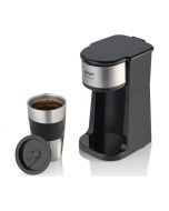 Machine à Café Individuelle avec Mug Isotherme - 750W - AR3058 - Silver - Arzum