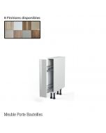 Meuble bas avec une porte bouteille - BRICO KITCHEN