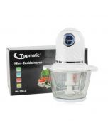 Mini Hachoir - Topmatic MC-300.2 - 300W - Verre 1.6L - Blanc