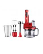 Mixeur multifonction - Fakir Mr Chef Quadro 0704460 - 1000W Rouge