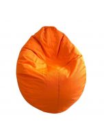 Pouf Poire Géant orange