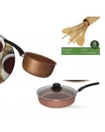 Pack batterie de cuisine COOKART - Granite - Gold
