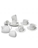 PACK07 - Service à Café/Thé - 16 pièces Blanc - Porcelaine - Rak Porcelain