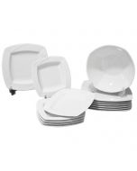 PACK08 - Plats de Service de table avec Saladier - 13 pièces - Blanc - Porcelaine - Rak Porcelain