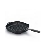 Poêle à Griller - Carrée - Gusto - Ø28cm - Noir - A1373 - Korkmaz