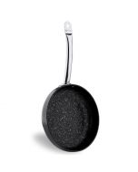 Poêle Wok - Proline Nero - 24x4,7Cm - A2832 - Revêtement Volcanique Antiadhésive noir - Korkmaz