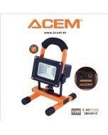 Lampe projecteur LED rechargeable PL300 - ACEM