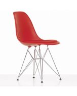 ESPACE HOME - chaise eiffel style scandinave rouge - dim 48 x 84 x 45 cm