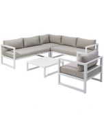 Artie Jardin - Salon de jardin 5 places + 1 table basse S14