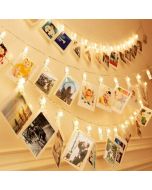 Guirlande lumineuse photo clip lED - epingle lumuneuse