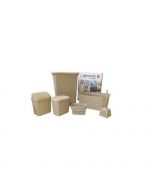 Set de bain - Victoria - 6 pièces - Grège - Generic