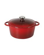 faitout fonte 4L 710839  rouge - Sitram